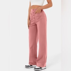 HALARA Pink Straight Leg Pants